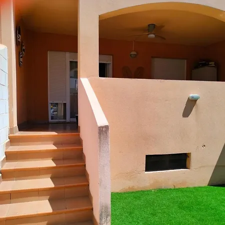 Bajo Con Jardin A Pie De Playa Y Piscina Comunitaria Con Jacuzzi Playas de Vera