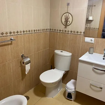 Bajo Con Jardin A Pie De Playa Y Piscina Comunitaria Con Jacuzzi Apartman Playas de Vera