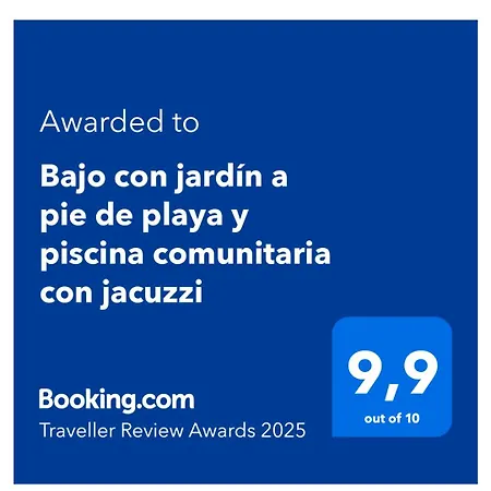 Apartment Bajo Con Jardin A Pie De Playa Y Piscina Comunitaria Con Jacuzzi Playas de Vera